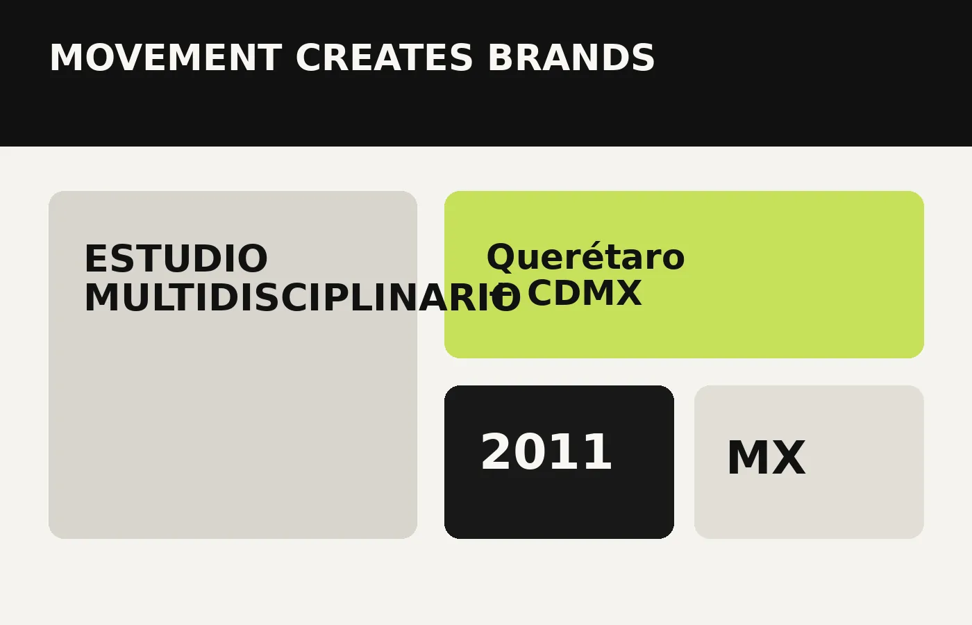 Composición editorial sobre Olin Estudio, Querétaro y Ciudad de México
